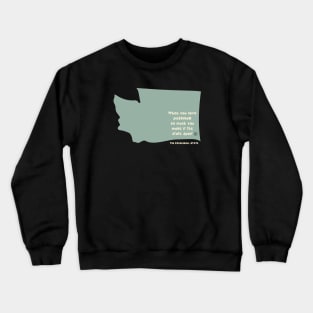 Pickleball Washington State Sport Saying Crewneck Sweatshirt